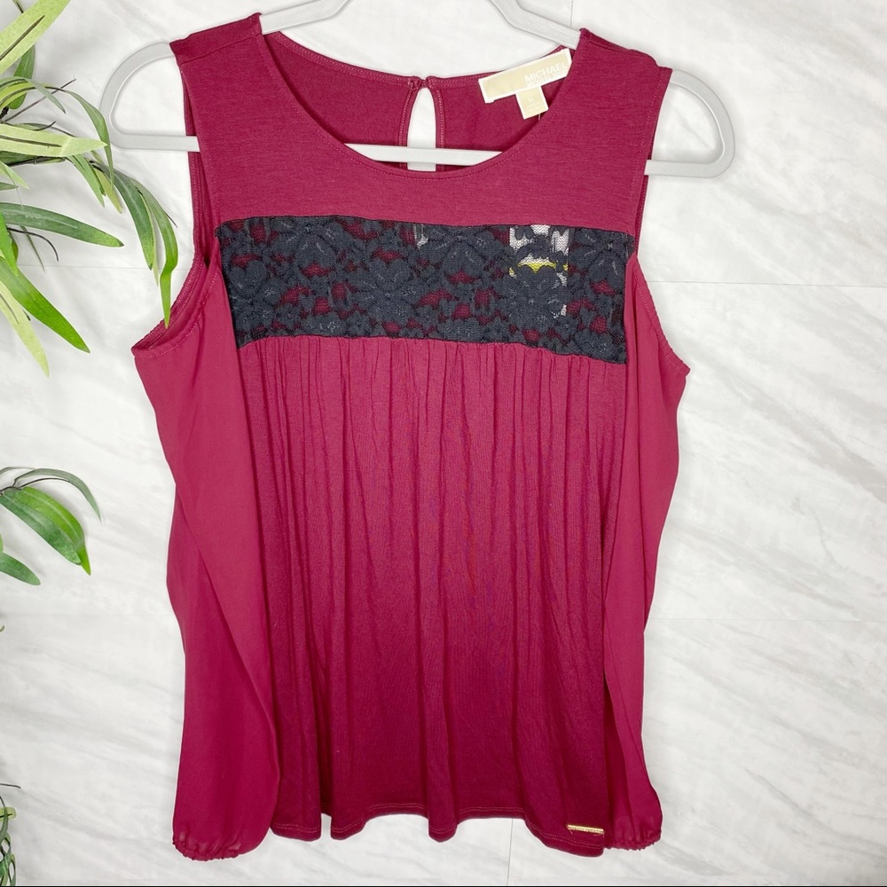 Michael Kors Cold Shoulder Blouse Medium